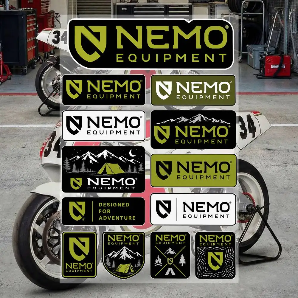 N-EM-O- Aesthetic Graffiti Waterproof PVC Stickers for Car Motorcycle Skateboard Helmet Notebook