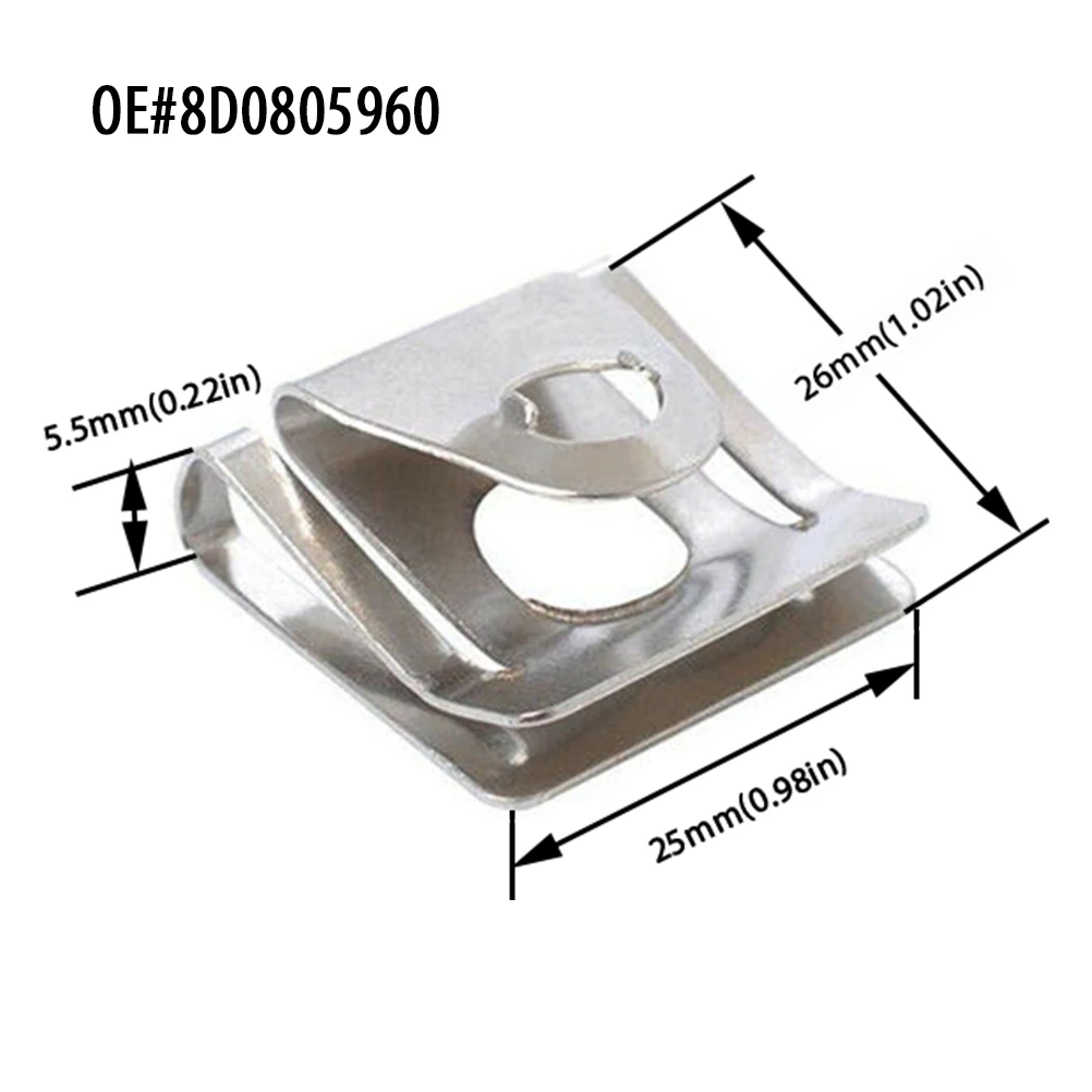 20PC Engine Under Cover Clips Gearbox Undertray Mounting Fastener Car Body Splash Guard Screw For Audi VW 1997 - 05 SKODA Superb