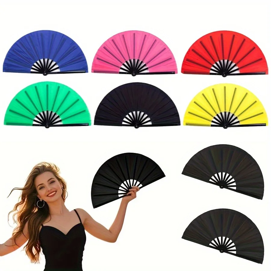 10 Inch Folding Fan Hand Silk Cloth DIY Chinese Folding Fan Wooden Bamboo Antiquity Fold Fans DIY Calligraphy Painting Decor