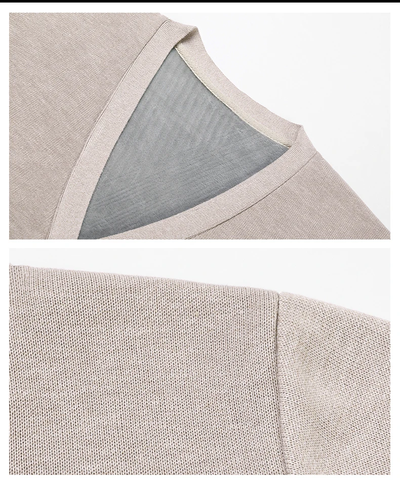 Herren Herbst Kleidung Fleece Strickjacke Jacke Gestrickte Pullover Outwear V-ausschnitt Mode Strickjacken Warme männer Top – Detail 20