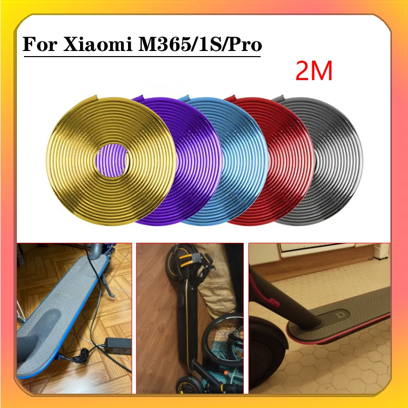 Electric Scooter Protective Strip Bumper Tape Decorative Strips Anti-collision Scratchproof Scratch Strips For Xiaomi Mijia M365