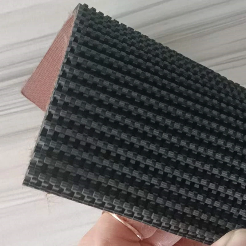 Banda Transportadora Antideslizante de Caucho TRX OEM con Superficie Rugosa para Minería (Hebei)