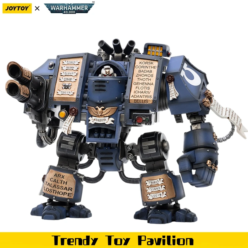 

【JOYTOY】Warhammer 40K Space Marines Uitramarines Venerable Dreadnought Collection Toy 1/18 Фигурка