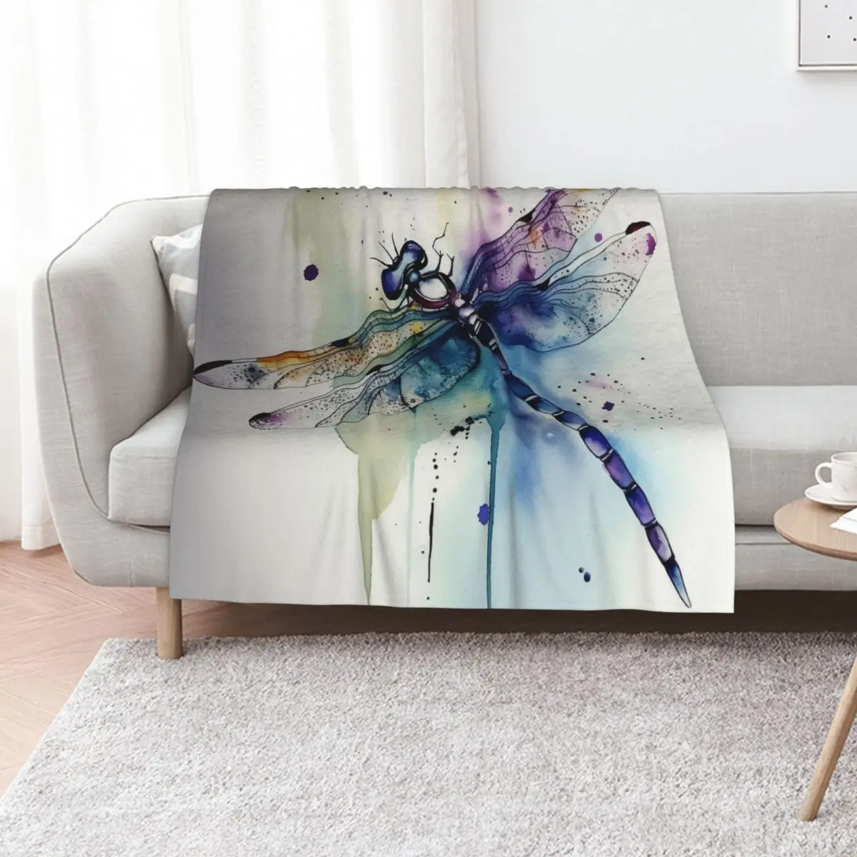 Dragonfly Dreams Throw Blanket christmas gifts Weighted Bed covers Single Personalized Gift Luxury St Blankets