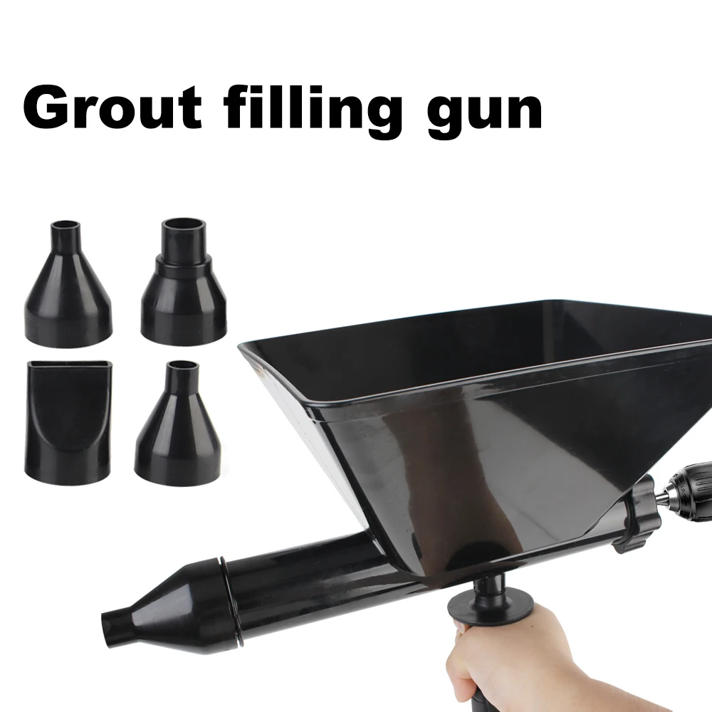 Grout Filling Tools Caulking Gun Grouting Mortar Sprayer Automatic Mortar Grout Tuck Cement Lime Pump Pointing Grouting Machine