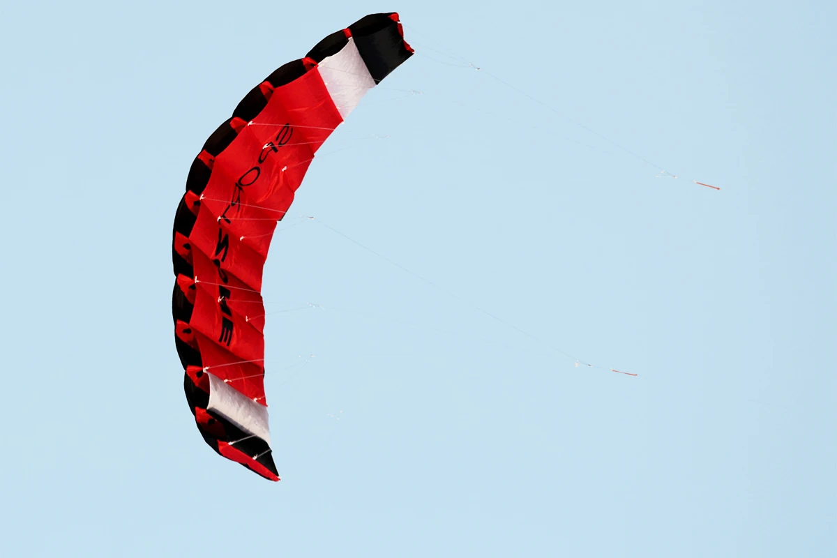 1.8 mの高品質のダブルラインパラシュート,飛行ツール付きのビーチカイト,飛行が簡単,アウトドアスポーツ,楽しい