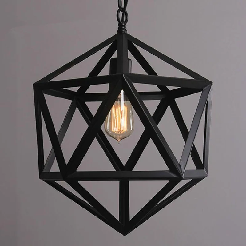 

Loft Industrial Warehouse Pendant Lights American Country Lamps Vintage Lighting for Home Decoration Black