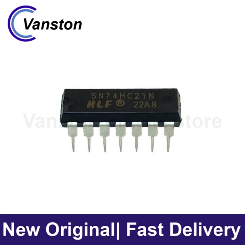 10pcs SN74HC21N 74HC21 HD74HC21P DIP-14 4-Input Dual And Gate