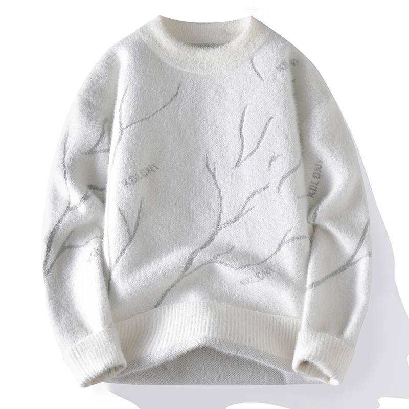 

Мужские брендовые высококачественные модные свитера/осенне-зимние повседневные кашемировые вязаные пуловеры/теплые базовые рубашки с круглым вырезом