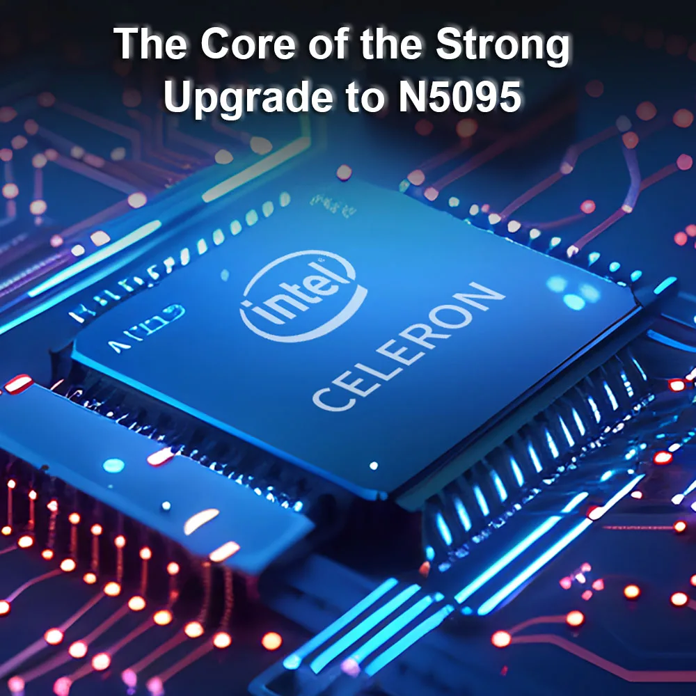 NEW 14.1 Inch Laptop Intel N5095 IPS 5000mah mini pc1920*1080 2*DDR4 32GB M.2 SSD PCIE WIFI5 BT4.2 Portable Computer Notebook