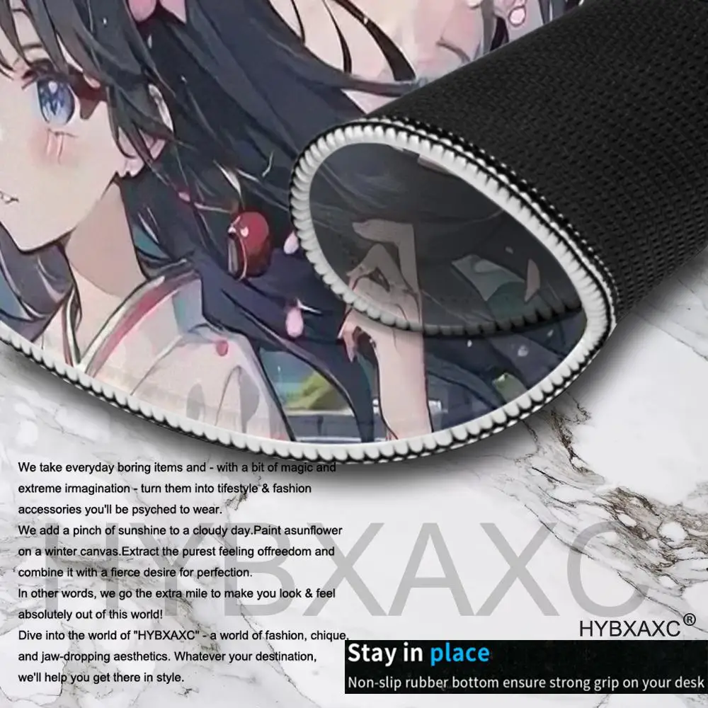 Alfombrilla de ratón Anime GirlJuuuutei Raden, alfombrilla de ratón de escritorio, alfombrilla de escritorio HD bonita, alfombrillas para teclado para juegos extendidas, alfombrilla grande para ratón