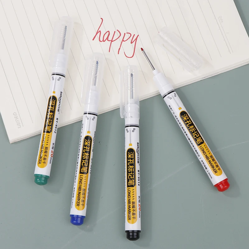 20mm Marking Pen Waterproof And Colorfast Ceramic Tile Wood Metal Deep Hole Long Head Marking Pen Woodworking Electrician Tool~s image 3