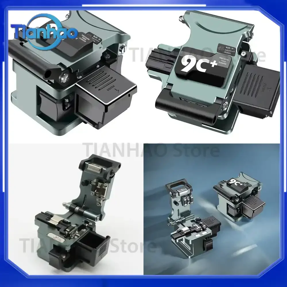 One-Step Fully Automatic Rotating Cutter Optical Fiber Tool Kit Fiber Cable Cleaver for FTTX