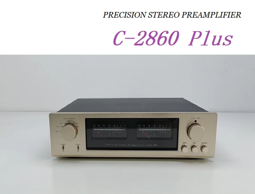 

New Refere to Accuphase C-2860 Plus Fully Balanced Preamplifier HiFi High Temperature Preamplifier with aluminium remote control