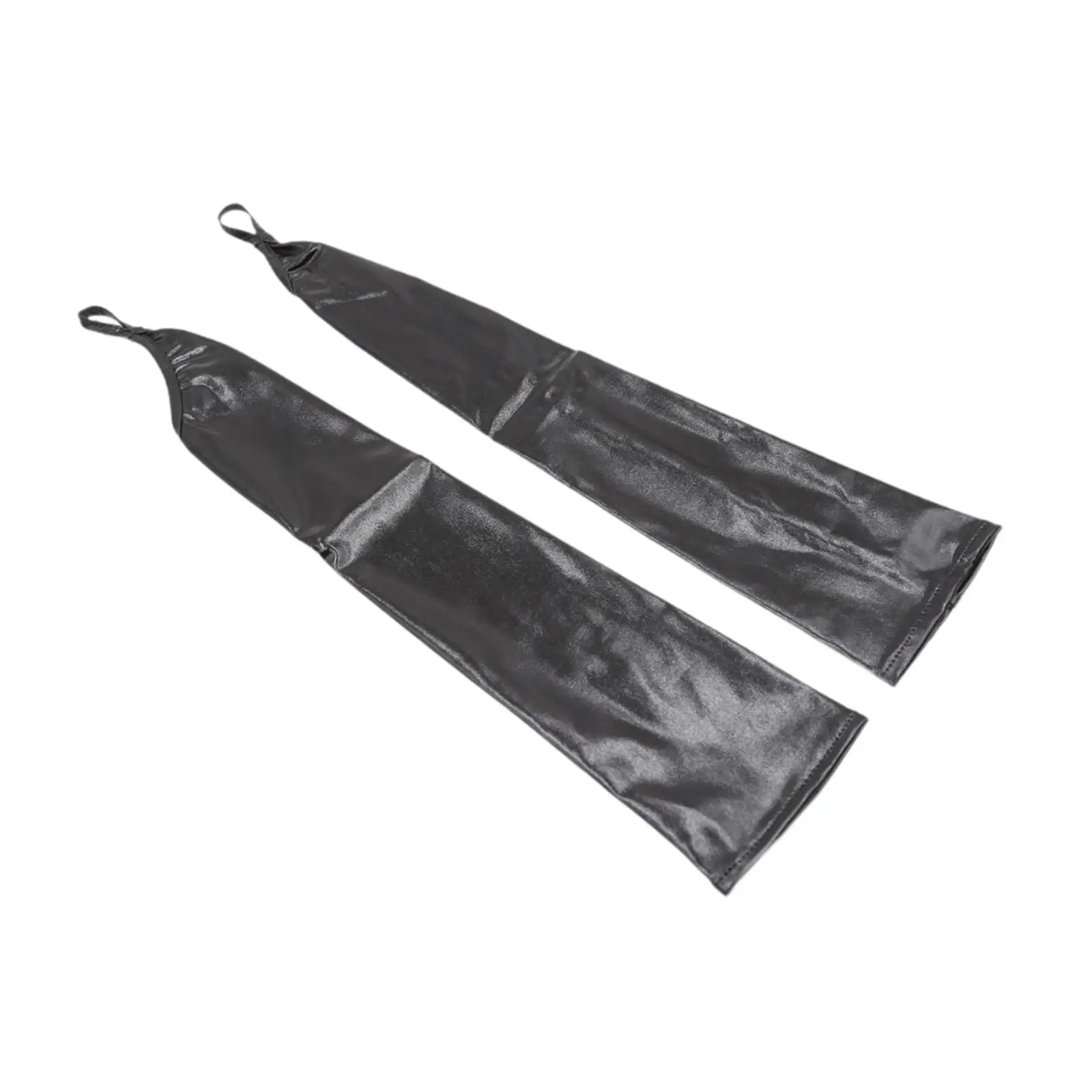 Patent Leather Gloves Stretch Elbow Long Gloves for Evening Night Club Halloween