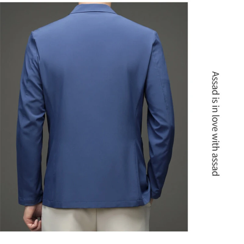 Chic & Sleek: Summer Slim-Fit Casual Suit Jacket for Fashion-Forward Style - Thin for Summer,UV Protection，Business Leisure