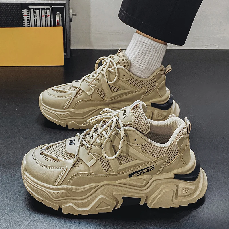 

Arch Support Men Sneakers Ergonomic Arch Design Breathable Mesh Cushioned Sole for Long Standing To Reduce Arch Fatigue
