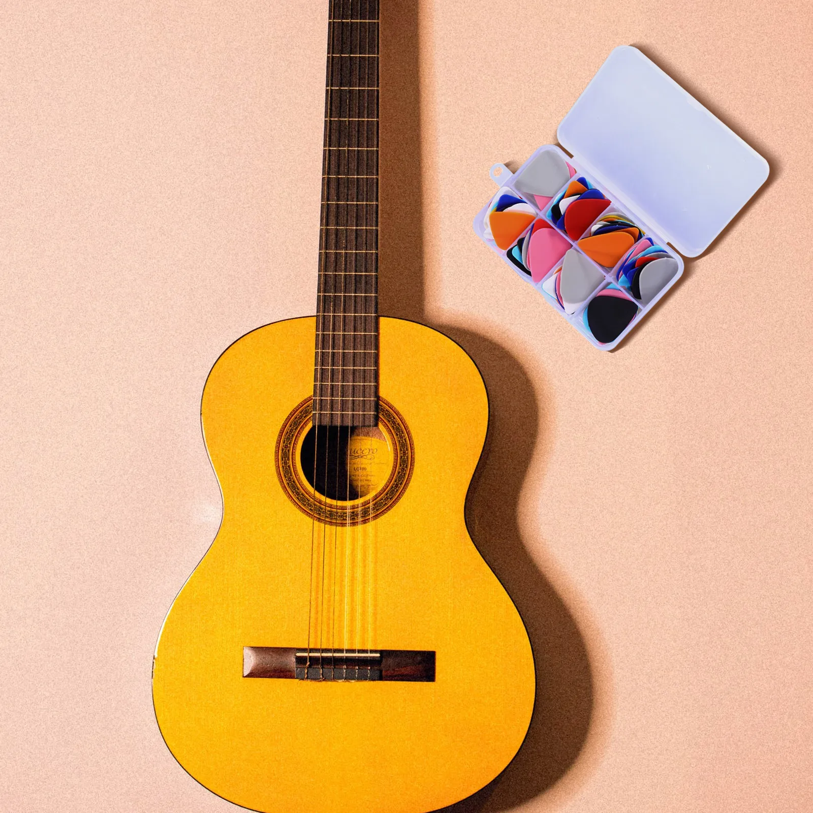 

Pick Authentic Guitar Picks for Acoustic Guitars Plastic Bass Electric Strumming Durable