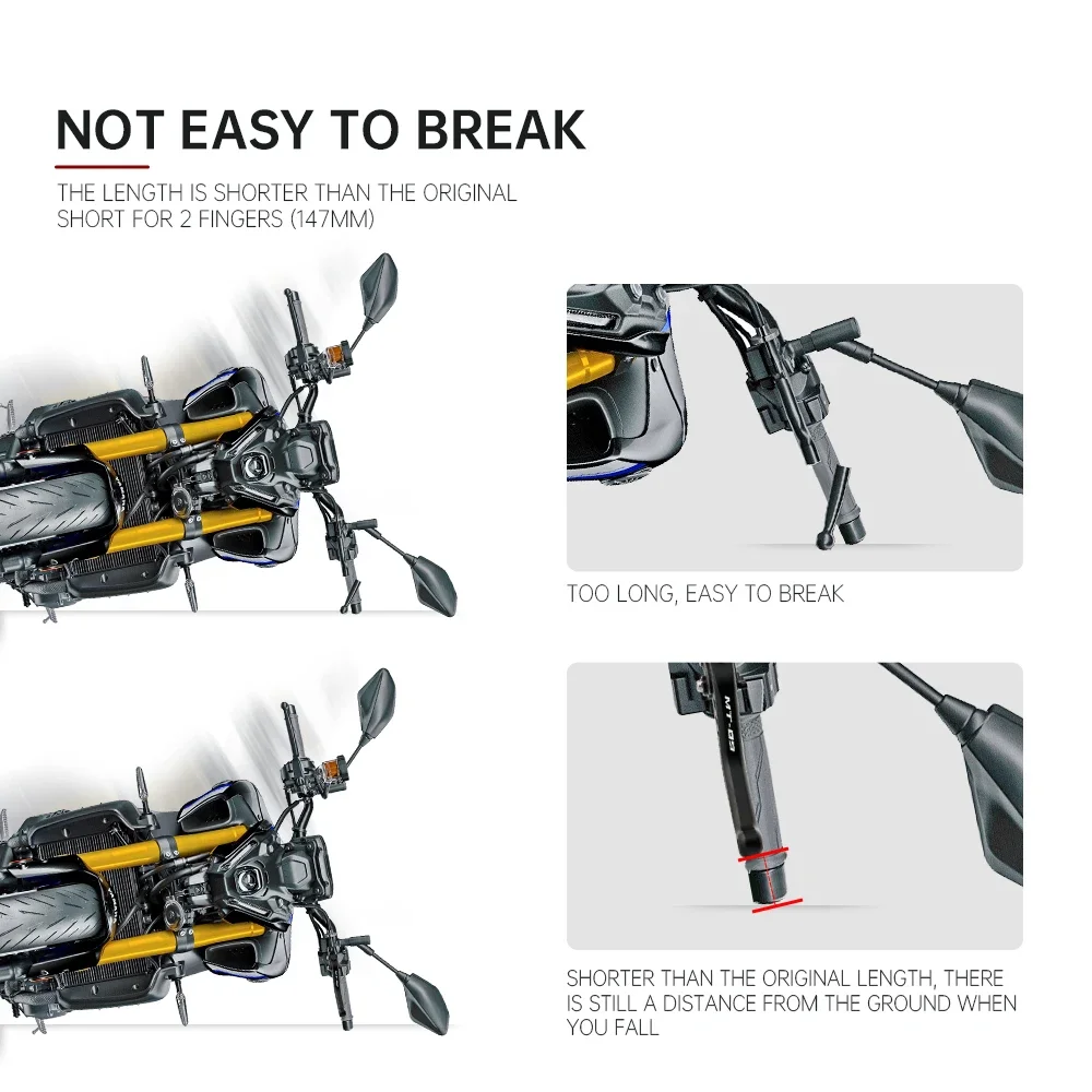 Rear Front Brake Levers For Piaggio NRG POWER DD MEDLEY 125 Gilera Runner 200 Motorcycle Accessories Adjustable Short Handles
