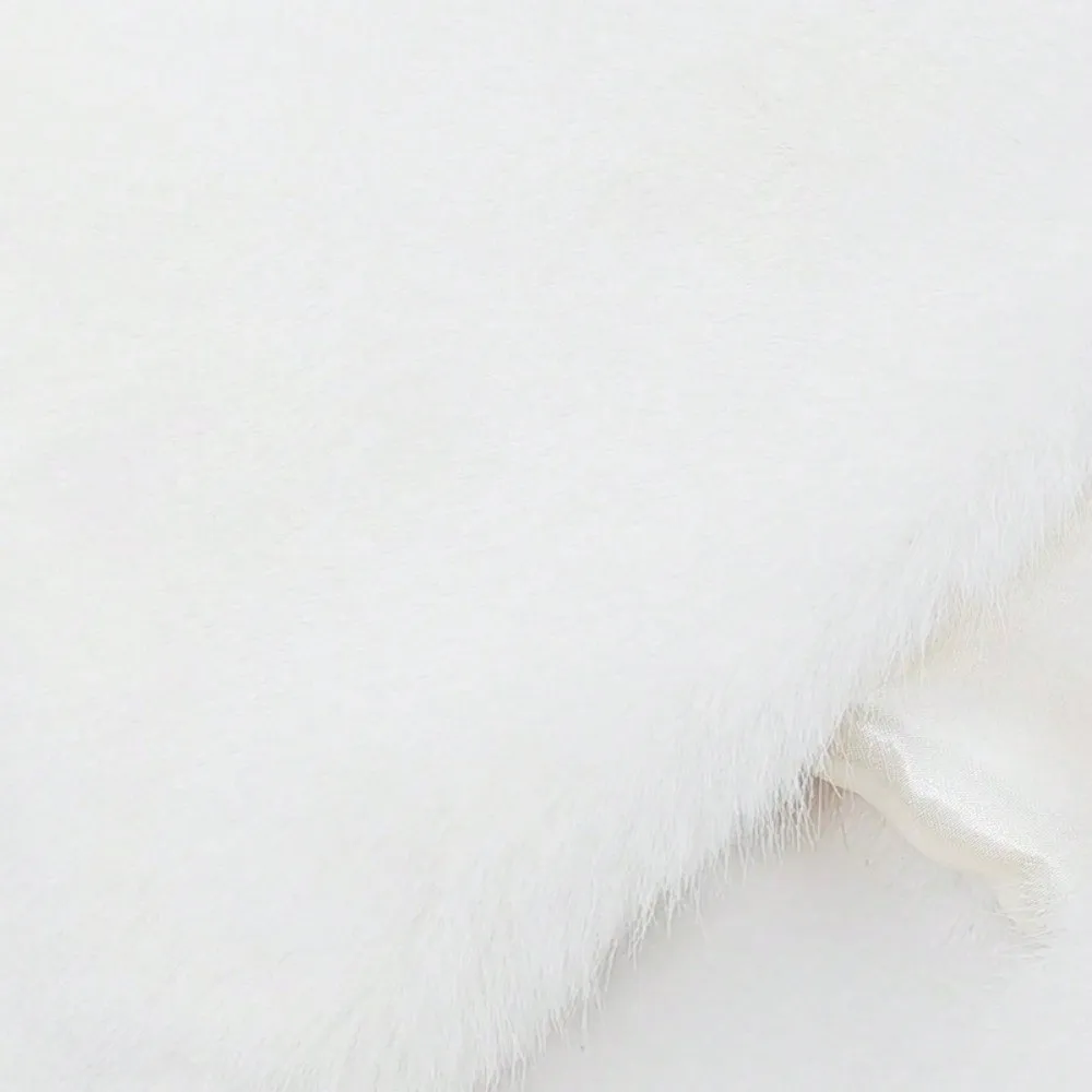 

Зимняя шаль с большим воротником из искусственного меха, однотонная шаль для свадебного платья, декоративная теплая шаль ручной работы на плечо, женская шаль