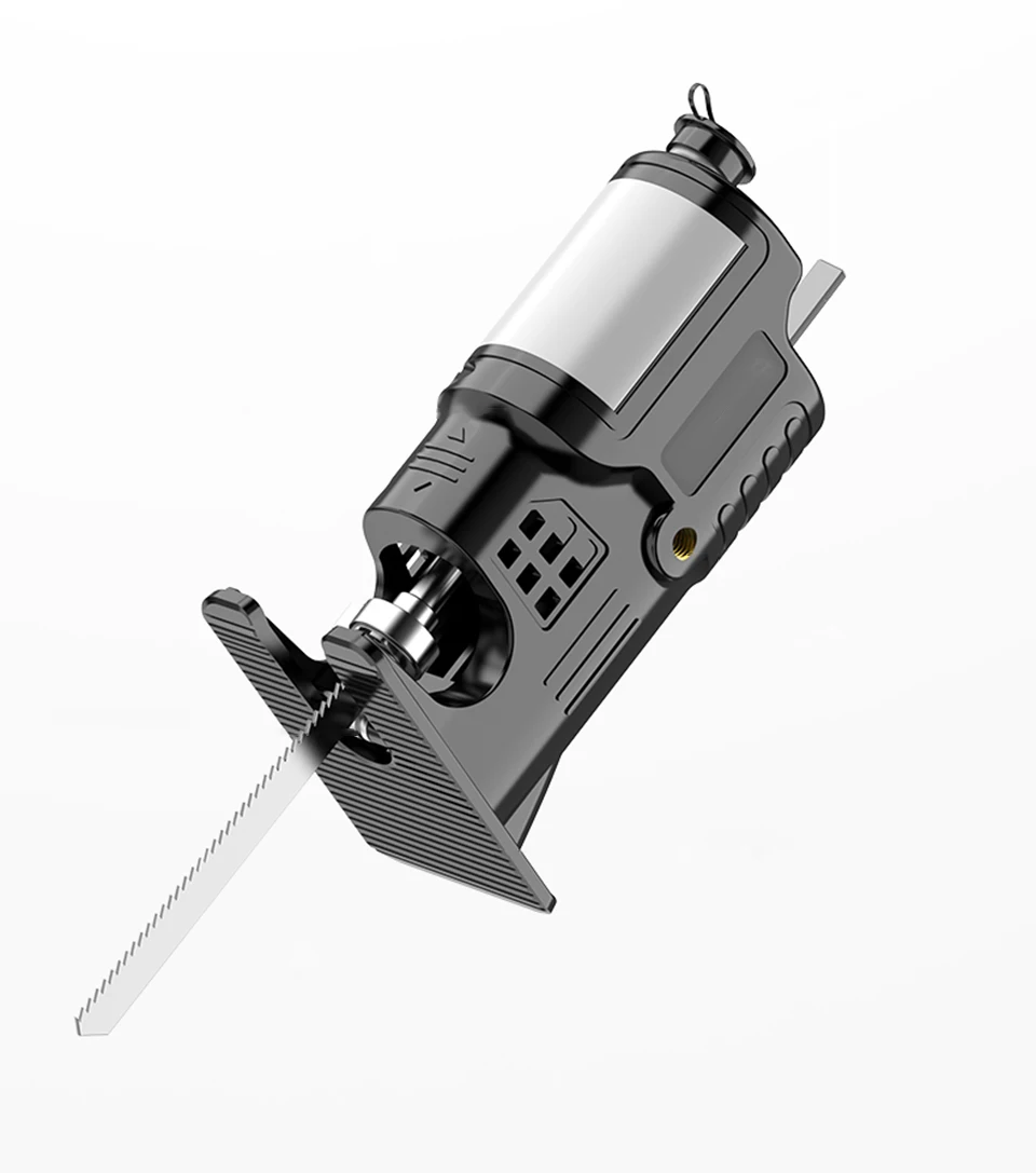 Tragbarer Adapter für Säbelsäge, elektrischer Bohrer zu Kettensäge, optional mit automatischer Kraftstoffzufuhr, für Holz- und Metallschneidwerkzeuge. – Detail 7
