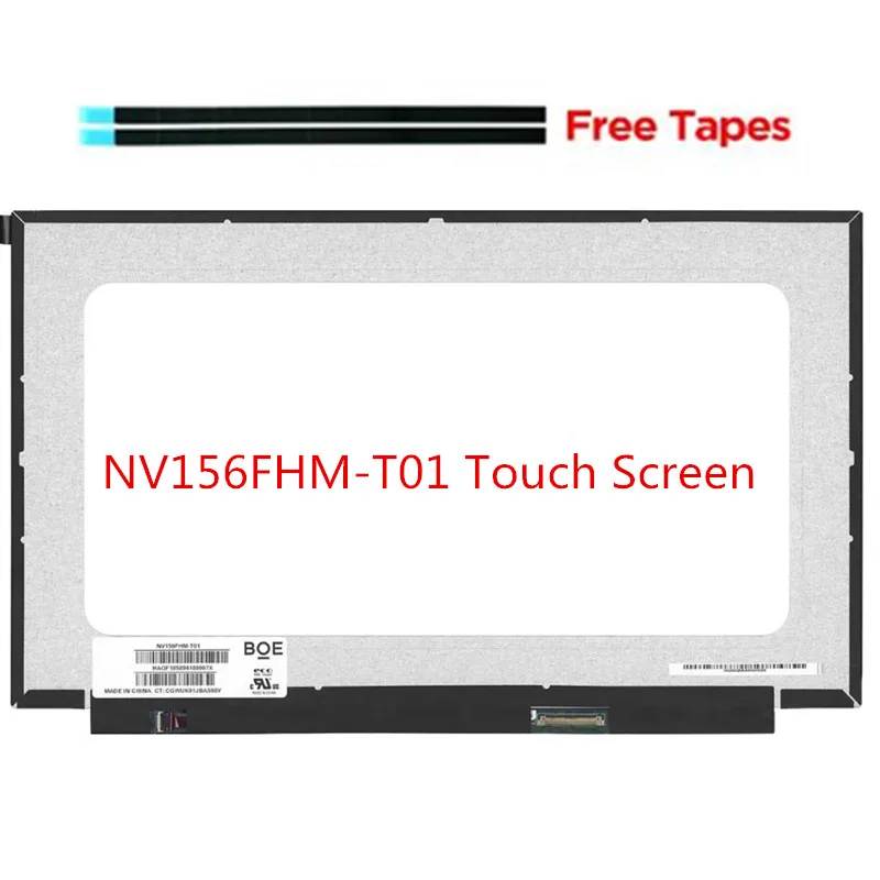 PV156FHM-T00 FIT NV156FHM-T03 NV156FHM-T01 V8.0 15.6 LED LCD in touch Screen 1920x1080 Replacement MATRIX Panel 40pin EDP