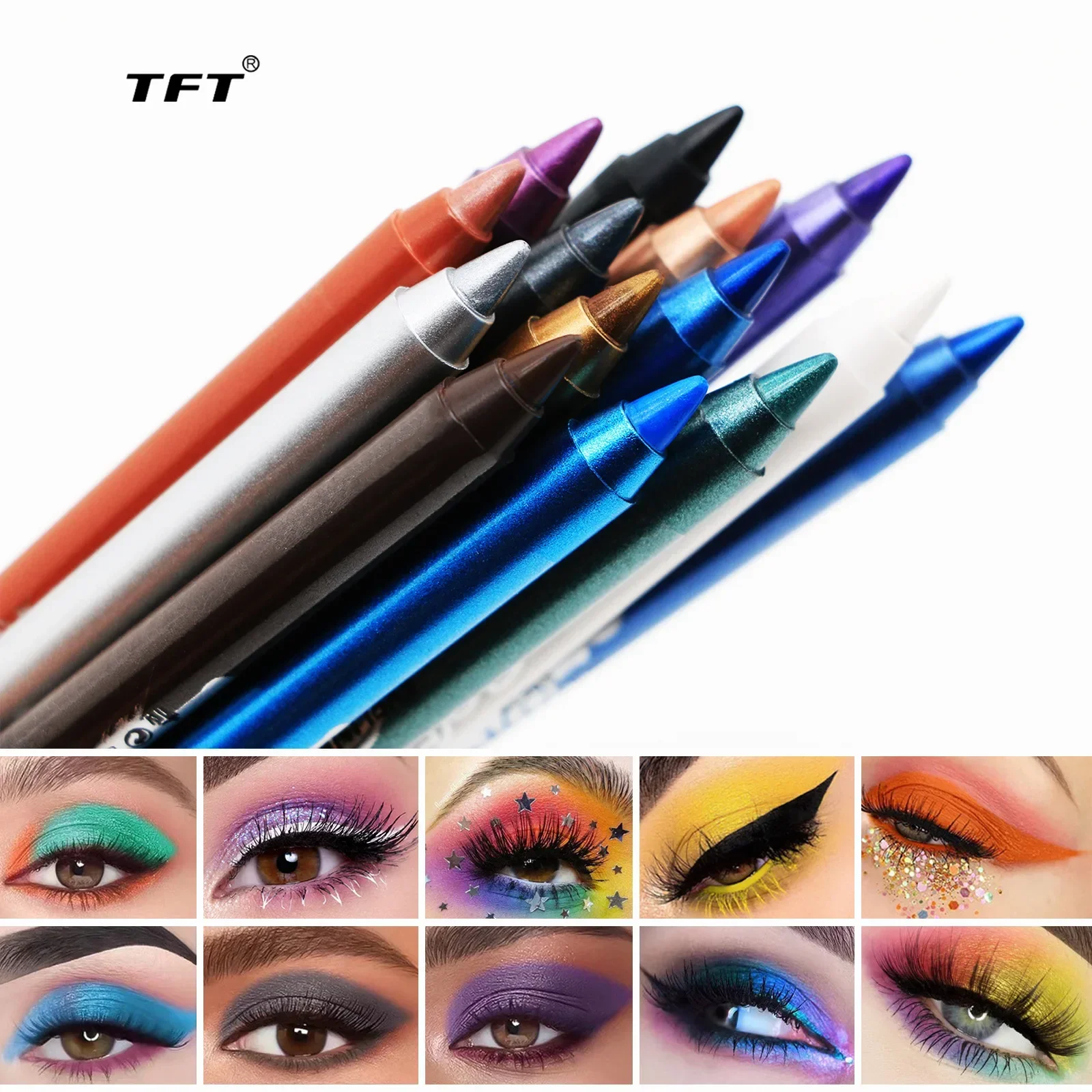 Eyeliner-Stift Schnell Trocknend – Wasserfest, Lang Anhaltend, In Verschiedenen Farben