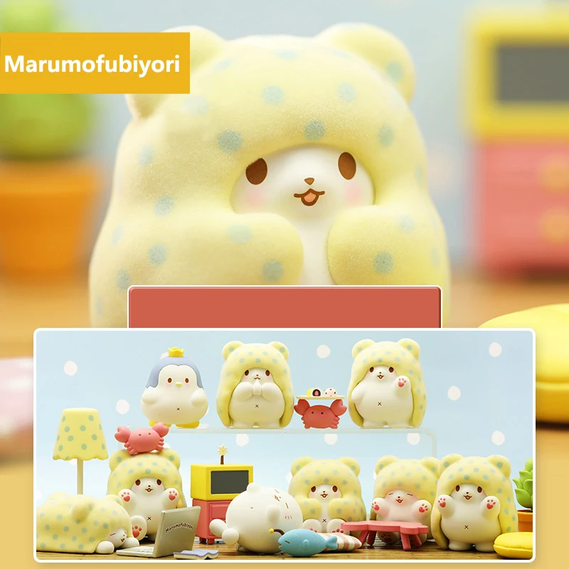 Cartoon Marumofubiyori Rest Series Action Figure Toys Cute Marumofubiyori Anime Figures Dolls Gifts for Kids GirlsDecoration