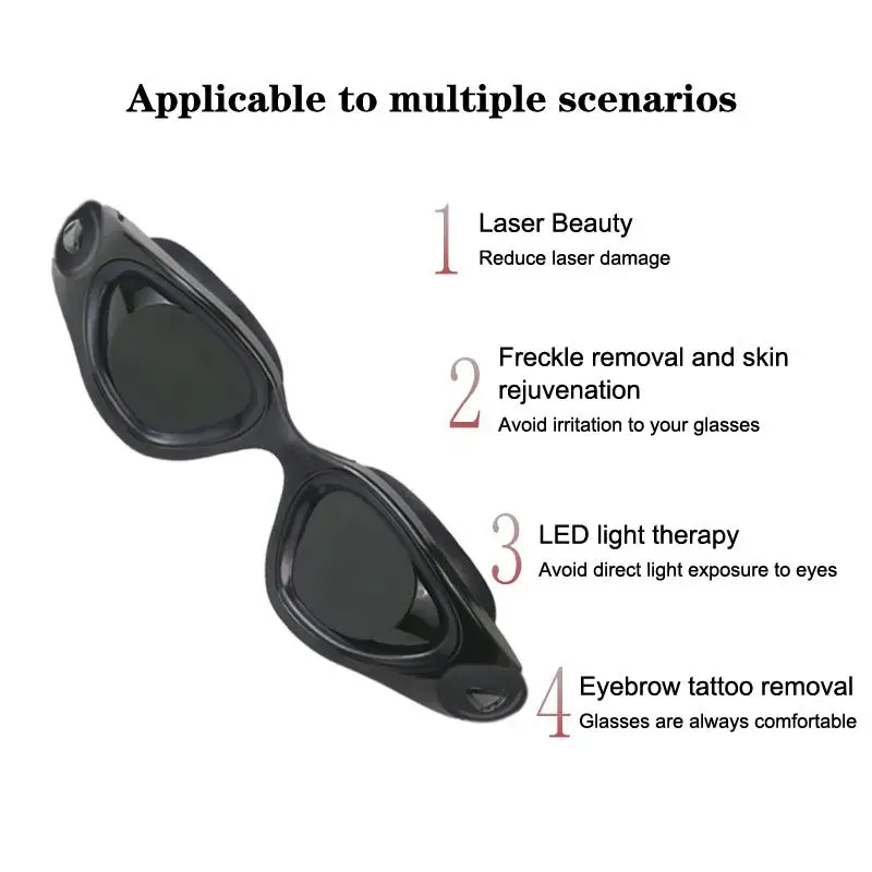 !1 Pcs Beauty Salon Goggles Eye Protection Patient Laser Protective Glasses Eyewear For Photon Beauty Red Light Therapy Device