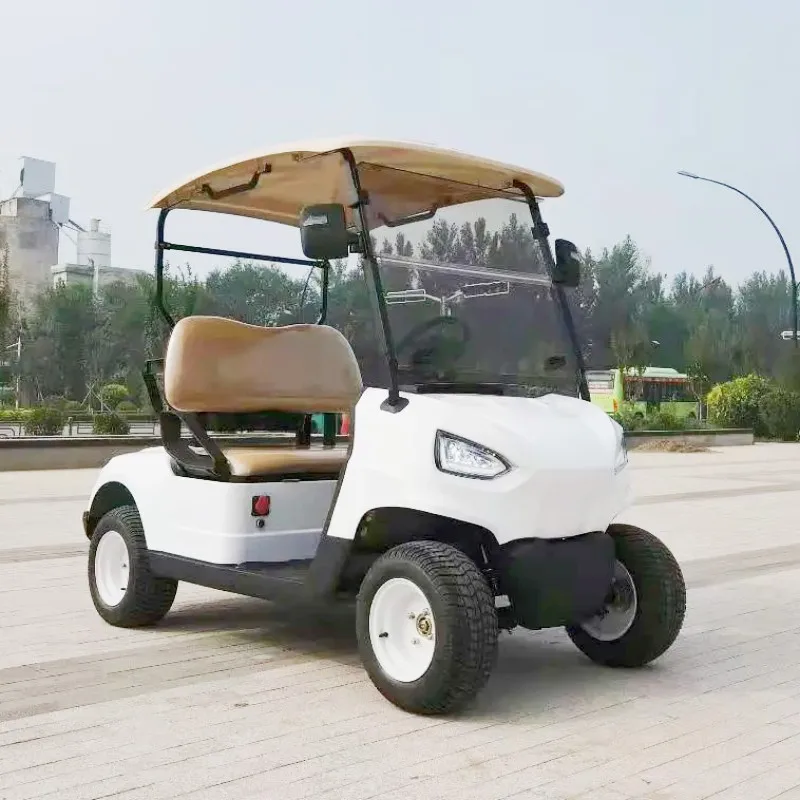 Custom New 2 4 6 8 Seats Club Car Solar Panels Battery Operated Golf Buggy Electric Golf Carts With 10 Inch Off Road Tire