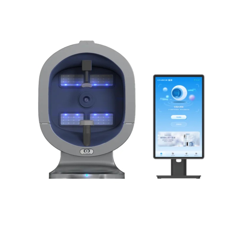 Draagbare 3D-huidscanner LED draagbare gezichtshuidanalysator