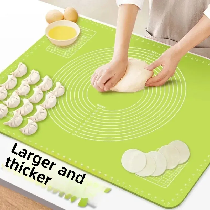 Silicone Baking Mat Pizza Dough Maker Pastry Kitchen Gadgets Cooking Tools Utensils Bakeware Kneading Accessories Lot