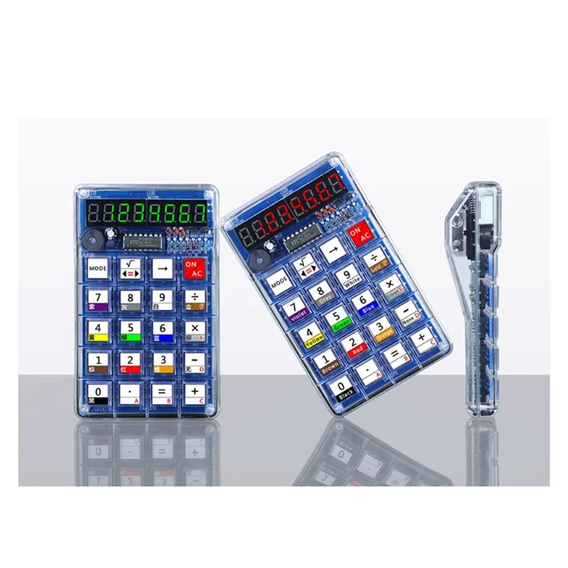 M01K DIY Calculators Kits DIY Parts Welding Practice Homemad DIY Soldering Projects Green