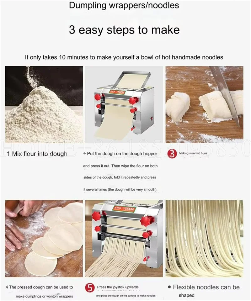 Hoge kwaliteit Vermicelli Making Machine Noodle Maker Dumpling Noodle Making Machine Multifunctionele Noodle Deeg Huid Maker