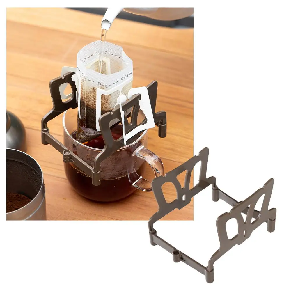 Ear Hanging Filter Paper Holder Hand Brewed Coffee Holder Filter Bag Support Bracket Foldable Coffee Utensils