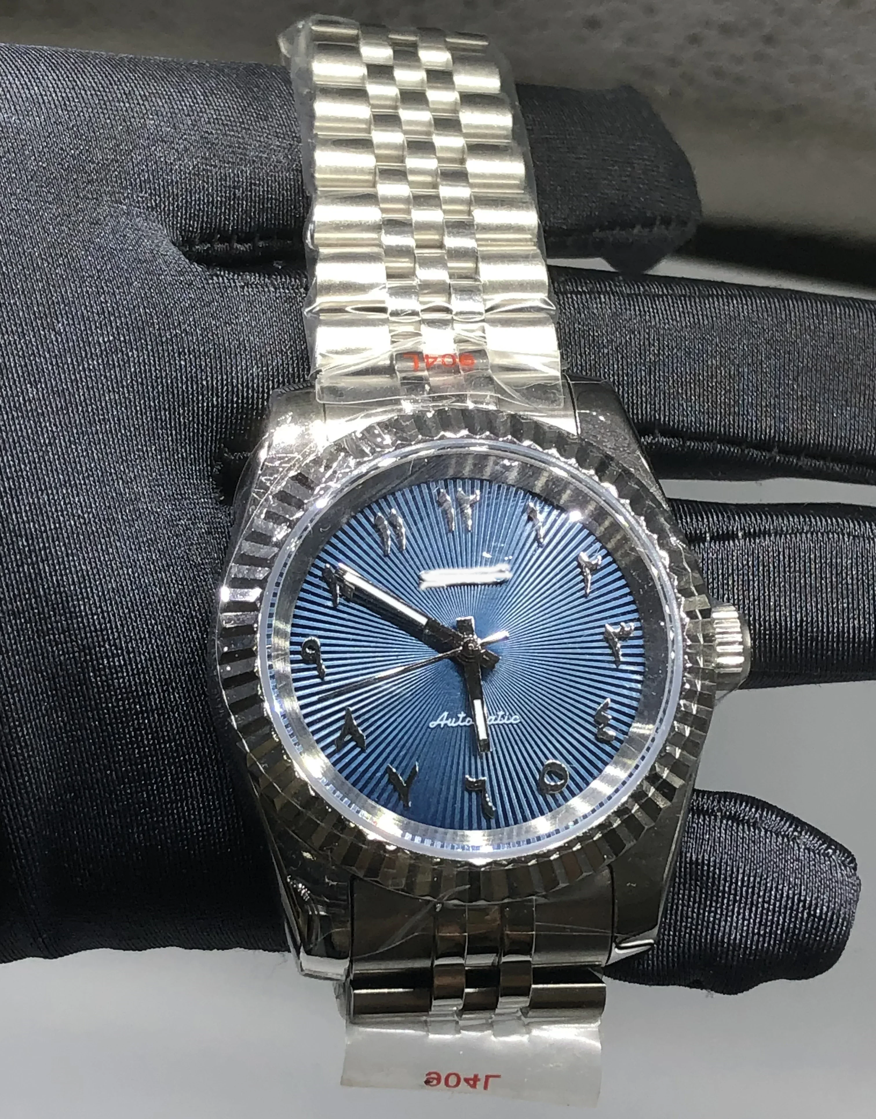 ساعة حركة NH35 جديدة بشعار مخصص جودة يابانية Seik NH35 ساعة هيكل عظمي أوتوماتيكية للرجال