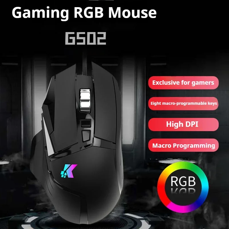 أعلى بطل ماوس ألعاب لاسلكي خفيف السرعة ، من من من نوع GHz ، من من نوع RGB ، واجهة USB صغيرة للألعاب الإلكترونية ، جديدة