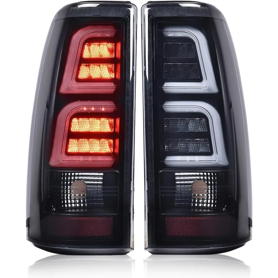 

Светодиодные задние фонари в сборе, совместимые с Chevy Silverado/GMC 1999 2000 2001 2002 1500 2500 3500 1500 HD 2500 HD