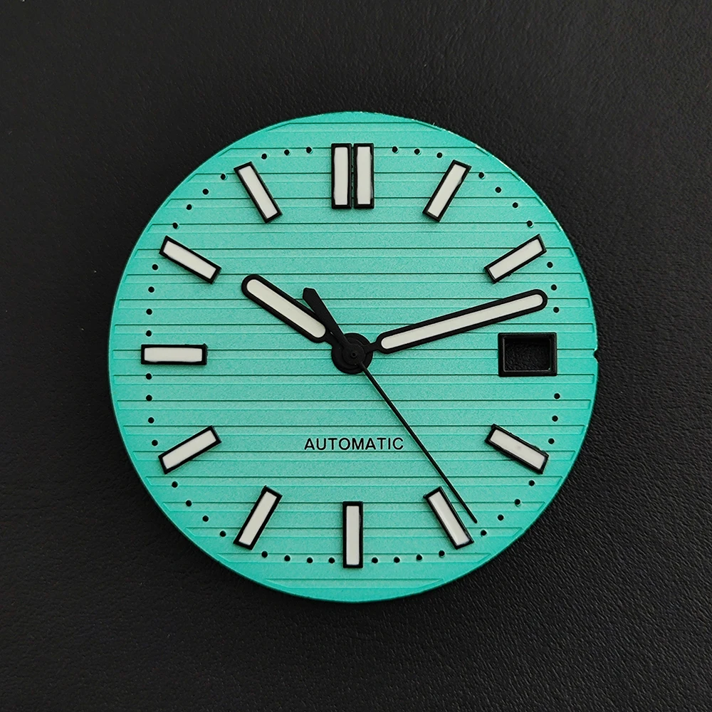 LAXED 29.8mm NH35 Dial Custom Logo Dial Men's Watch Dial green luminous suitable for NH35 NH36 movement watch Dial face