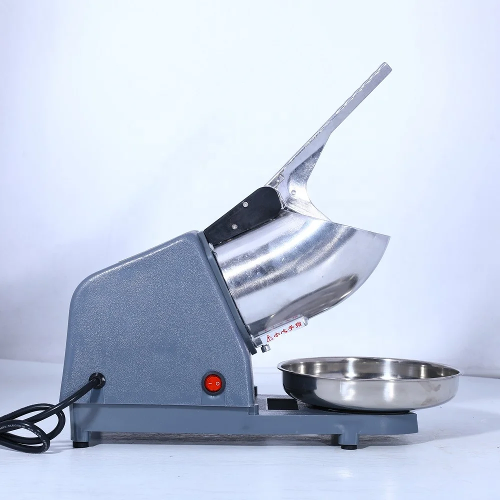 Ice Crusher, Double Blade, Powerful Motor, Electric Shaved Ice Machine, Snow Cone Maker, Home Kitchen Appliance view 4