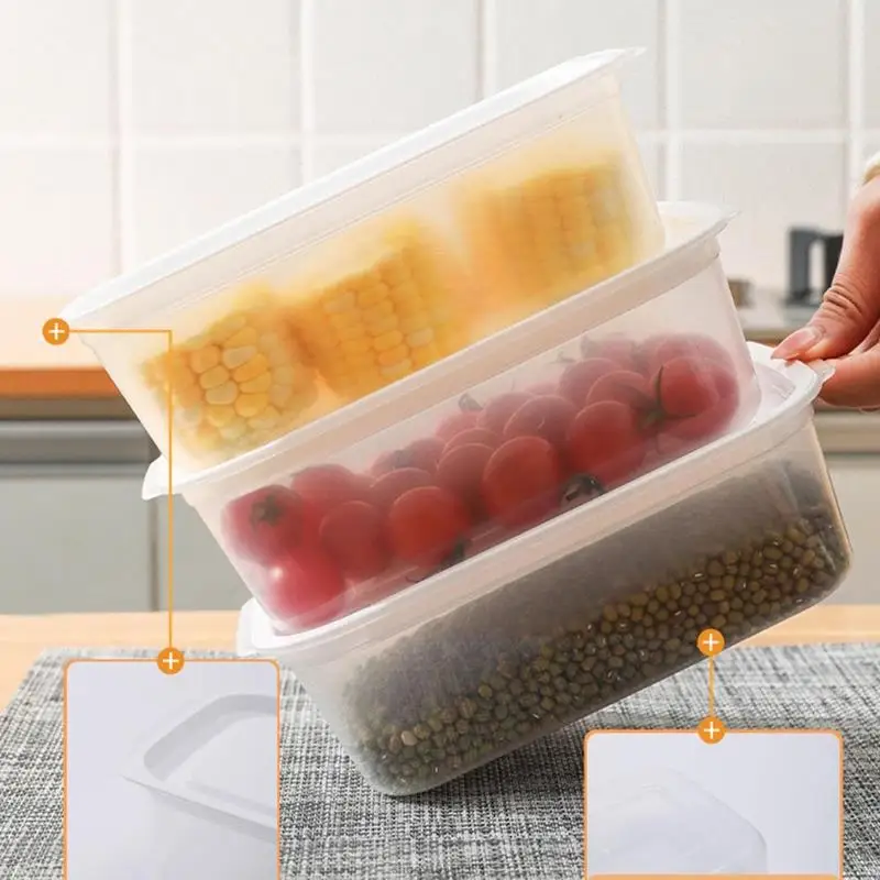 Large Storage Containers Airtight Leak Proof Containers with Lids for Lunch Leftover Storage Bowl Fruit Keep 22