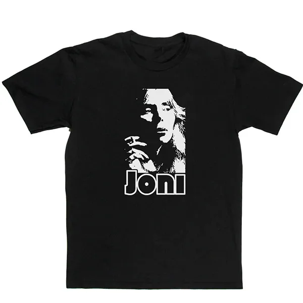 Joni Mitchell Men T-shirt Black Cotton All Sizes S-5Xl 1F1056