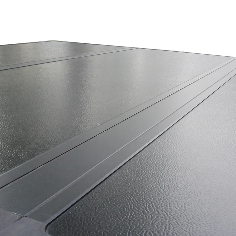 

High Quality Hard Tri Fold Tonneau Bed Cover Factory Metal Material Pickup Bed Cover Tundra 5.5ft
