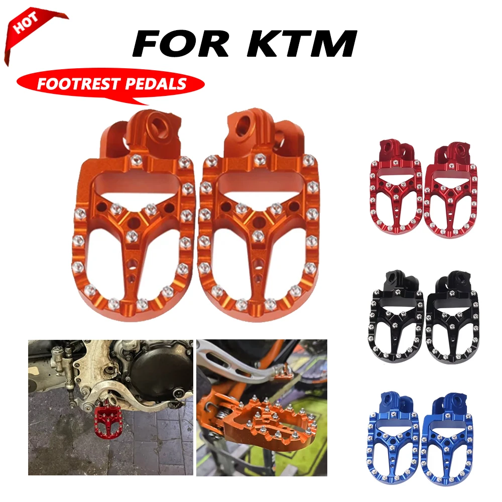 Pour KTM 65SX 85SX 125SX 150XC 150SX EXC200 EXC MXC EXC-G SX-F EXC-F XC XC-F complétant ERIDE 250R 350 Repose-pieds Repose-pieds Pédale
