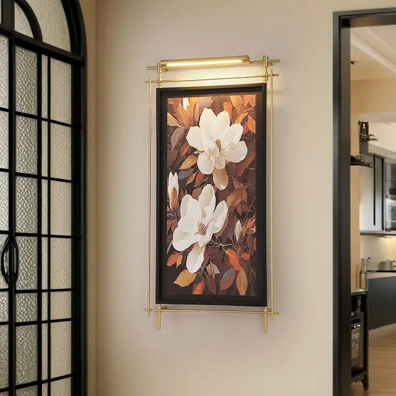Mid Ancient Style Led Decorative Painting Wall Lamp Home Decoration Bedroom Living Room Staircase Corridor Background Mural Lamp