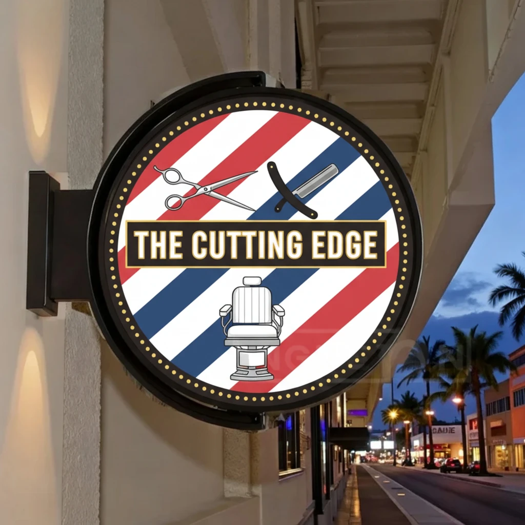 Kotak Lampu Putar Logo Kustom - Outdoor Lighting Logo ulasan dan harga