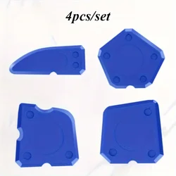 4-Piece Silicone Caulking Tool Set - Versatile, Easy Clean-up, & Professional Sealant Spreading
