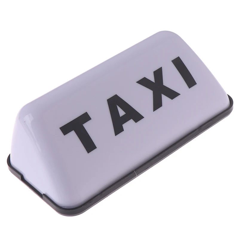 12V Magnetic Taxi Roof Sign Lamp Waterproof Cab Top Topper Light For Car Taxi Decoration
