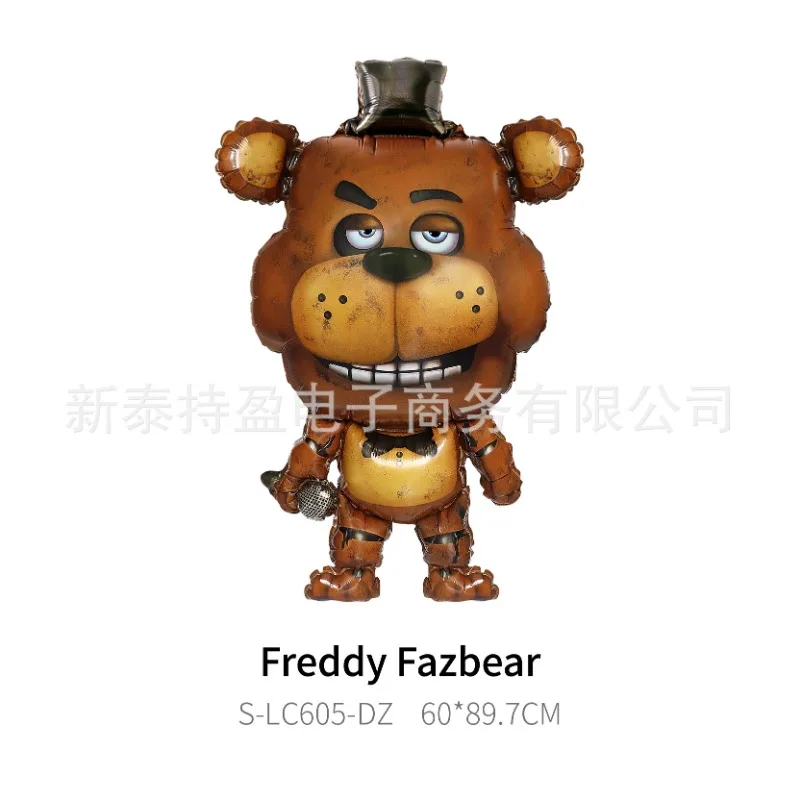Five Nights At Freddy's Aluminiumballons Cartoon Anime FNAF Ballons Spielballon Familie DIY Geburtstagsparty Zubehör Requisiten – Detail 3
