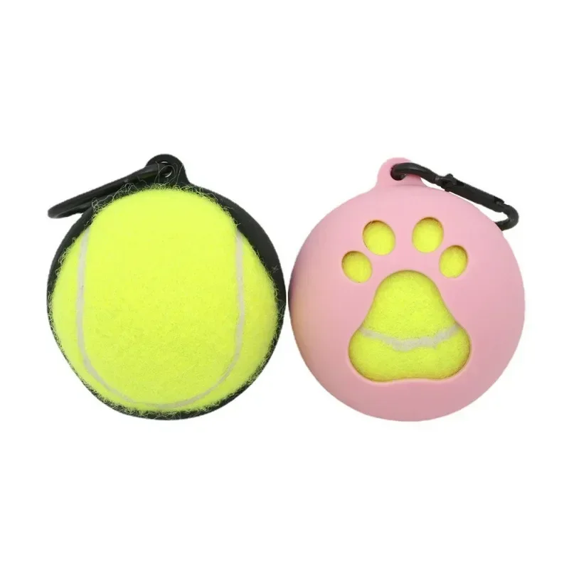 Tennis Ball Bag Lightweight Tennis Ball Holder with Hands-free Dog Leash Attachment Easy Installation Pet Supplies for Active